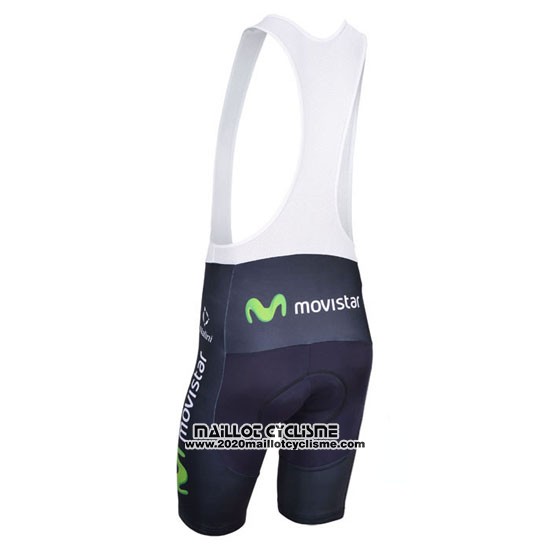 2013 Maillot Ciclismo Movistar Lider Blanc et Rouge Manches Courtes et Cuissard